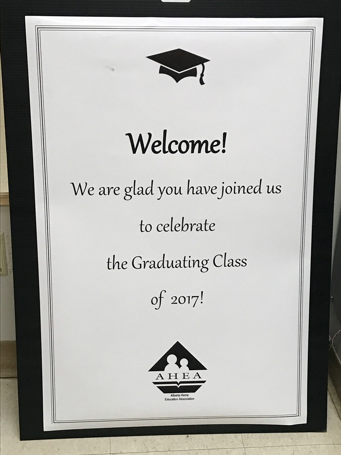 The first AHEA Home School Graduation Ceremony